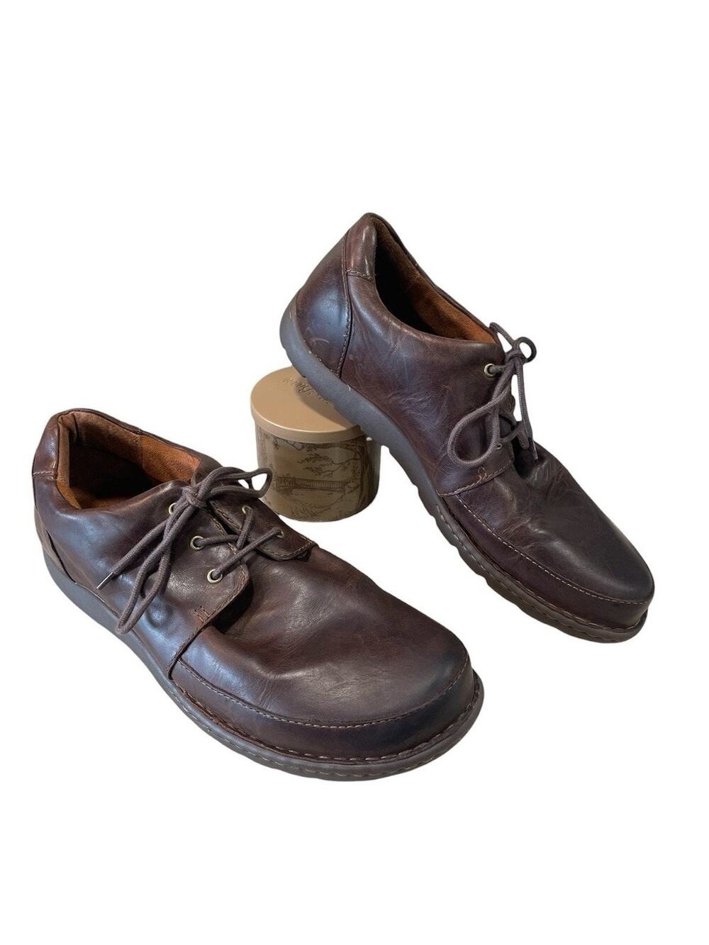 BORN- Nigel 3-Eye Brown Leather Lace Up Oxford Sneakers Men’s Size 14 -Comfort